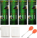 24PCS-Carp-Fishing-Hair-Rigs,Carp Fishing Gear with Wide Gape Hook,Zig Rigs Carp Fishing Kit with Carp Accessories