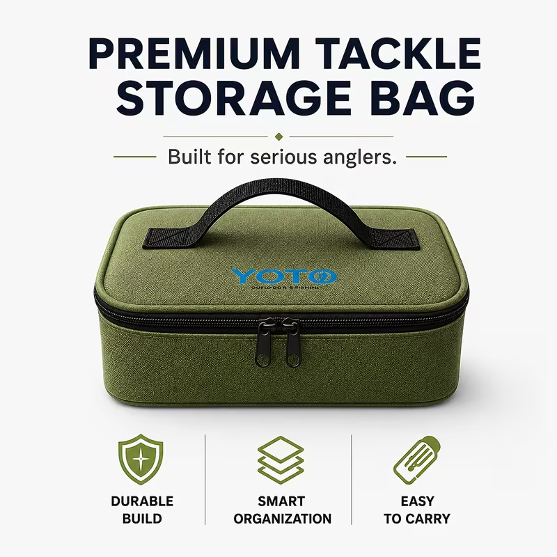 Carp Fishing Bag 3 Sizes S/M/L, Storage for Fishing Reels And Bait, Tackle Accessory Organizer Bag 5