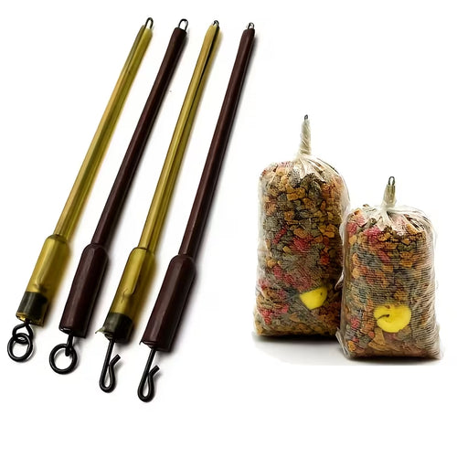 8pcs Carp Fishing Accessories, QC PVA Fishing Feeder Connector Steel Swivels, Fishing Tackle 1