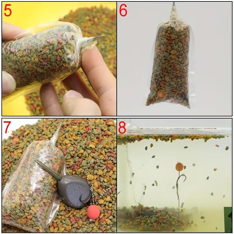 8pcs Carp Fishing Accessories, QC PVA Fishing Feeder Connector Steel Swivels, Fishing Tackle 3