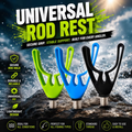 Fishing Rod Rest Head, 8mm Universal Thread, U-Shaped Anti-Slip Rod Holder, Durable Plastic Bracket Head for Carp Fishing, Feeder Rod, Bank Stick, Rod Pod - Lightweight, Easy Install, Multi-Color Available 1