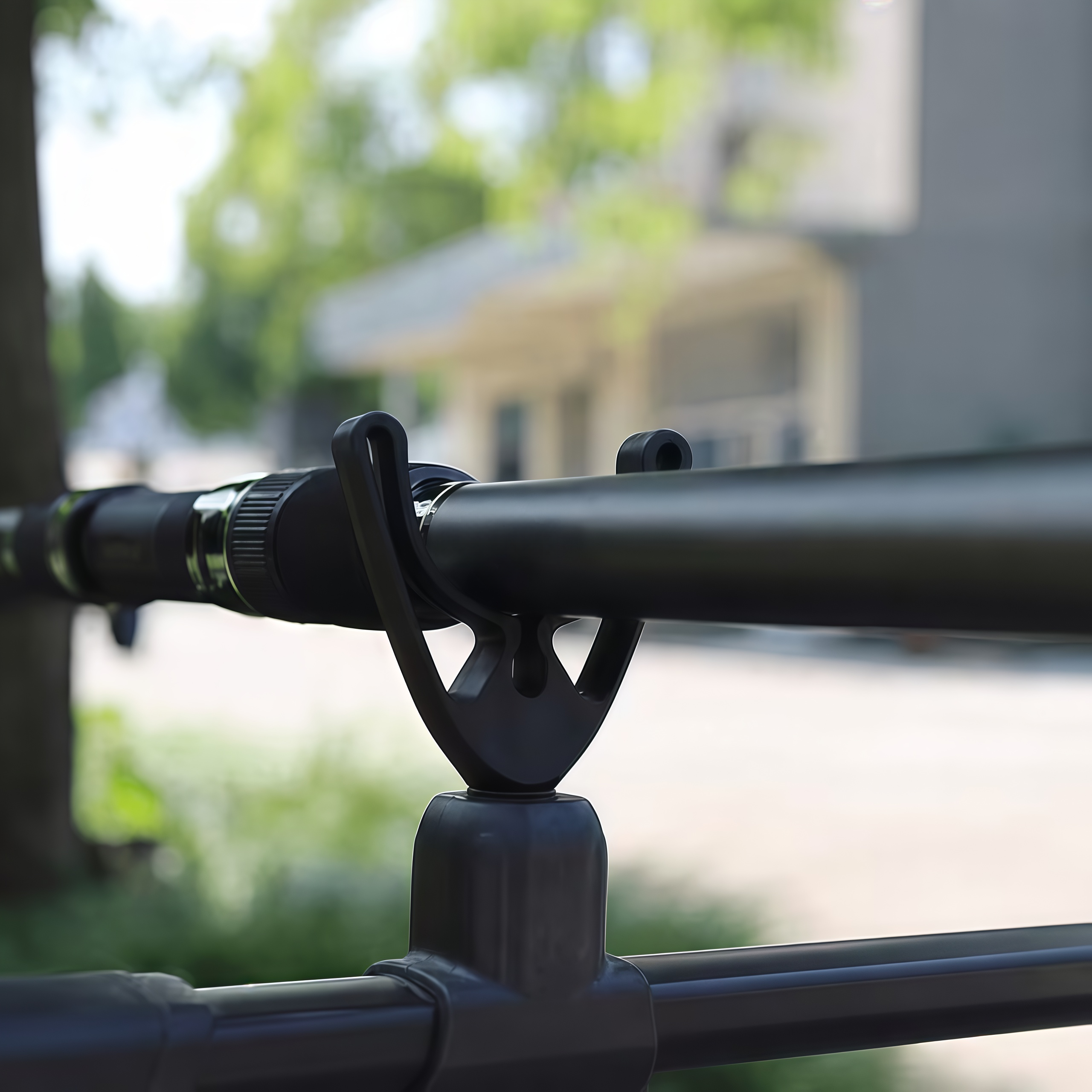 Fishing Rod Rest Head, 8mm Universal Thread, U-Shaped Anti-Slip Rod Holder, Durable Plastic Bracket Head for Carp Fishing, Feeder Rod, Bank Stick, Rod Pod - Lightweight, Easy Install, Multi-Color Available 5